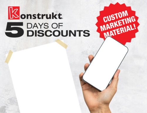 Konstrukt Black Friday Customised Marketing Material